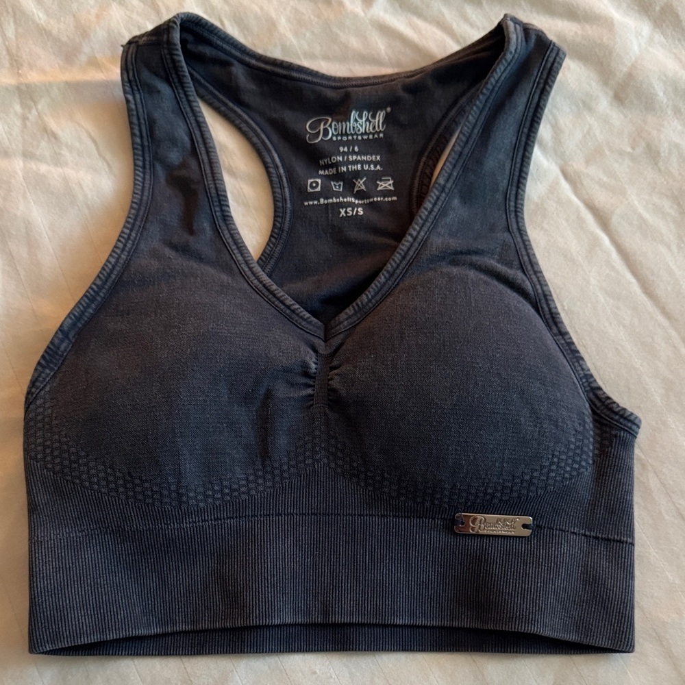 Bombshell Sportswear Midnight Blue Sports Bra
